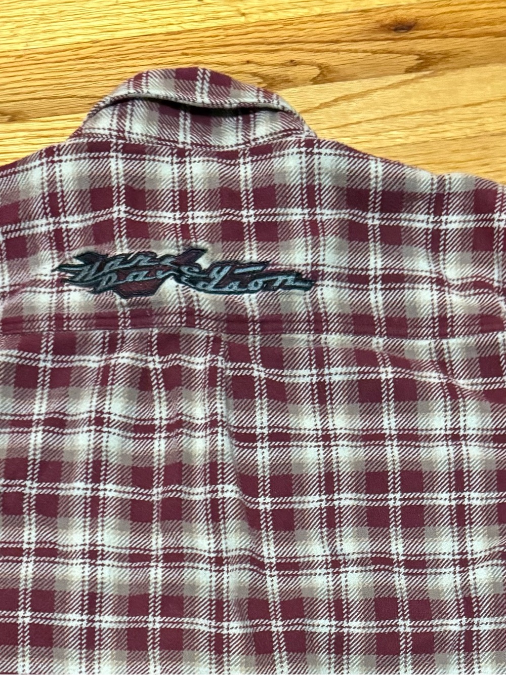 Harley Davidson Lot Men’s XL Flannel Plaid Long Sleeve Button Up And Tee Shirts - Picture 11 of 11